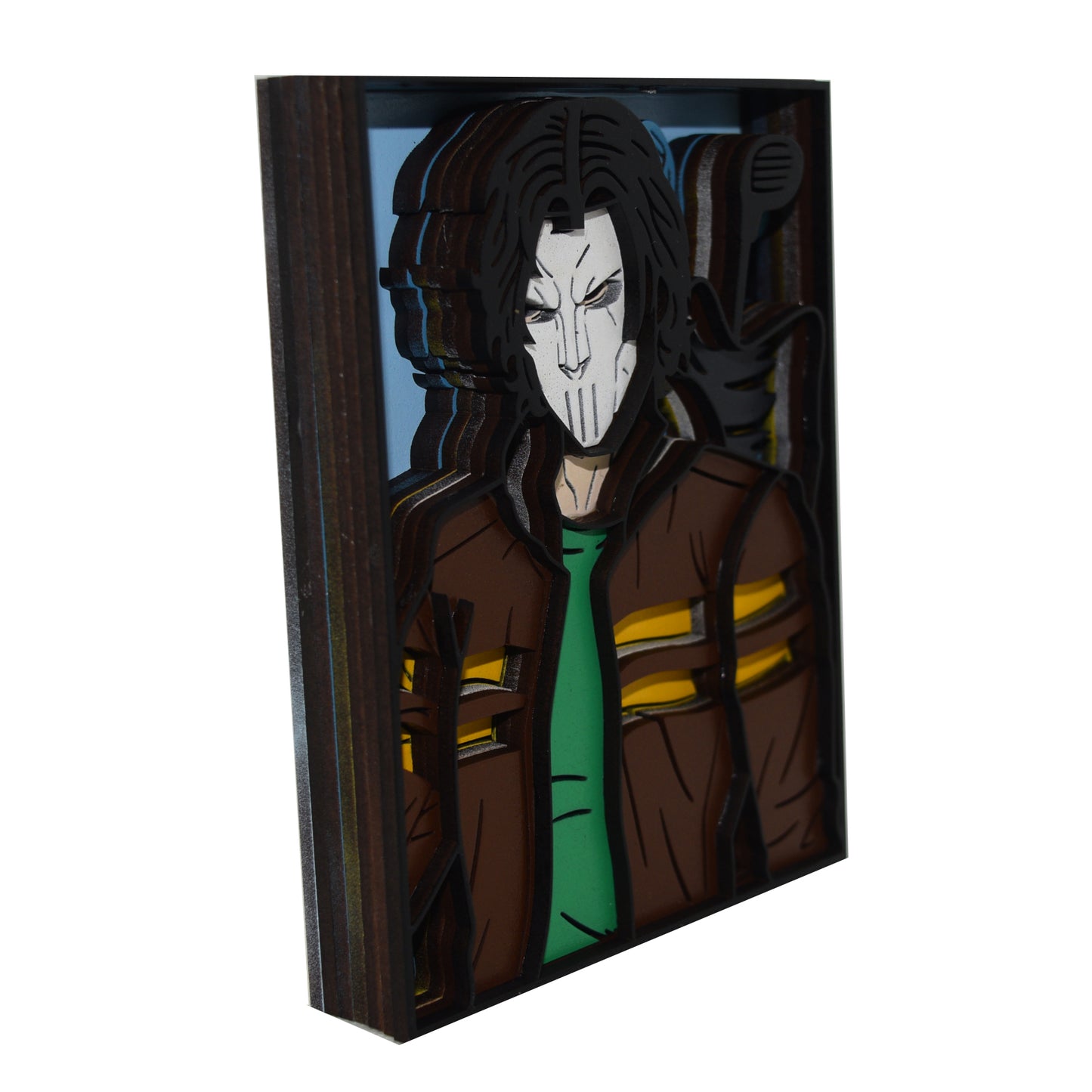 3-D Layered Casey Jones TMNT Art