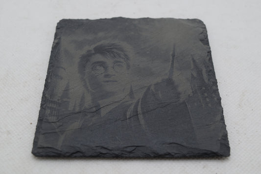 harry potter slate coaster flat