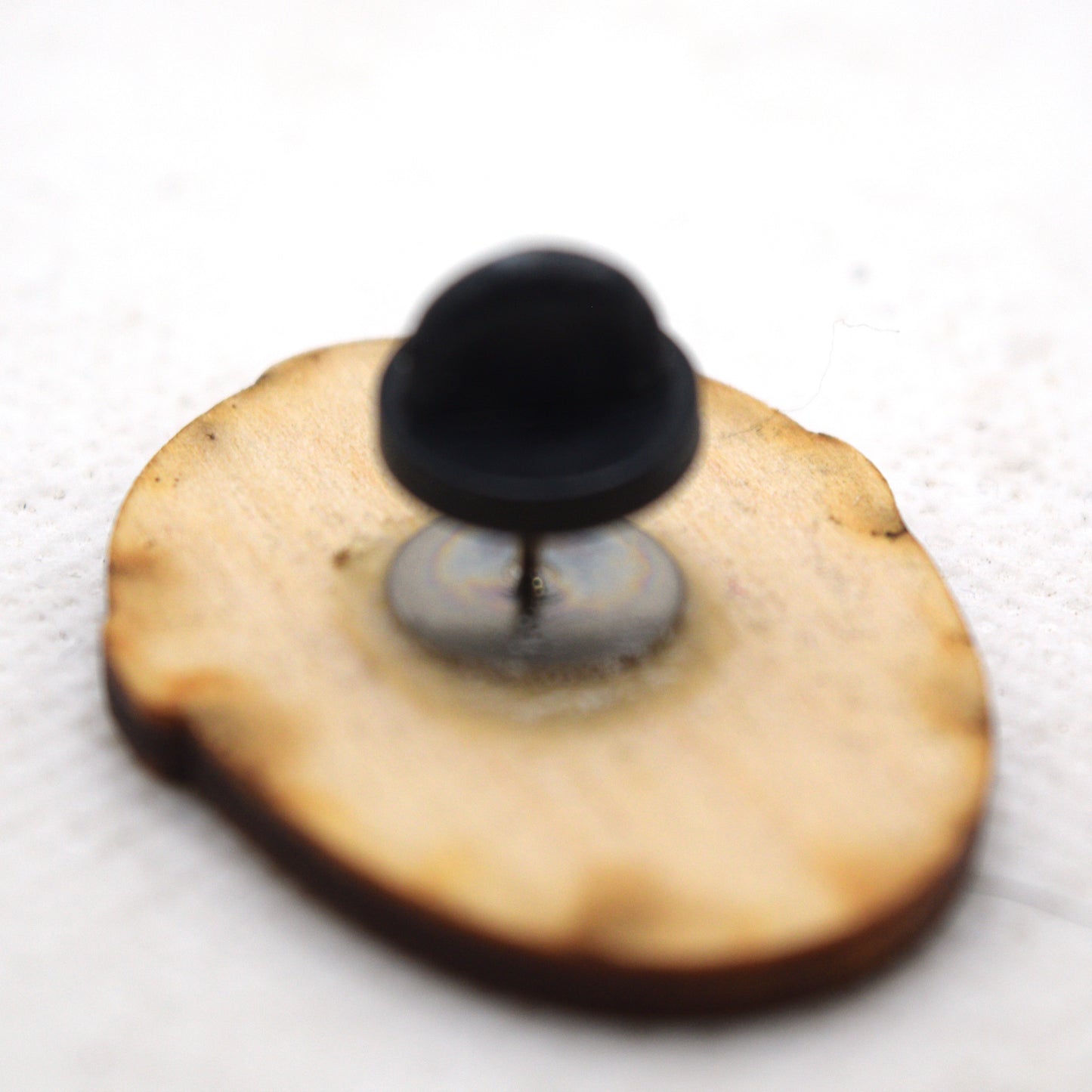 Jason Friday The 13th Hockey Mask Wooden Lapel Pin