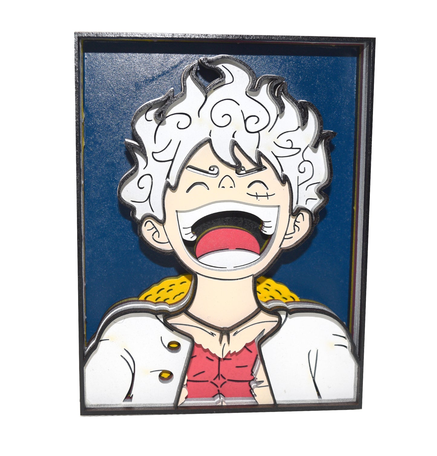 3-D Layered Gear 5 Luffy Art