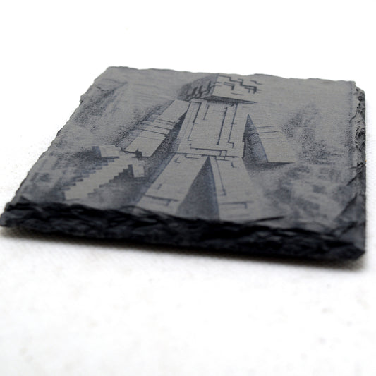 Minecraft Slate Coaster Flat