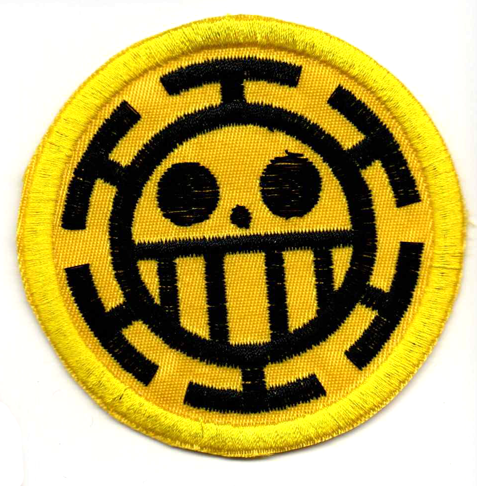 One Piece Pirate at Heart Embroidered Patch