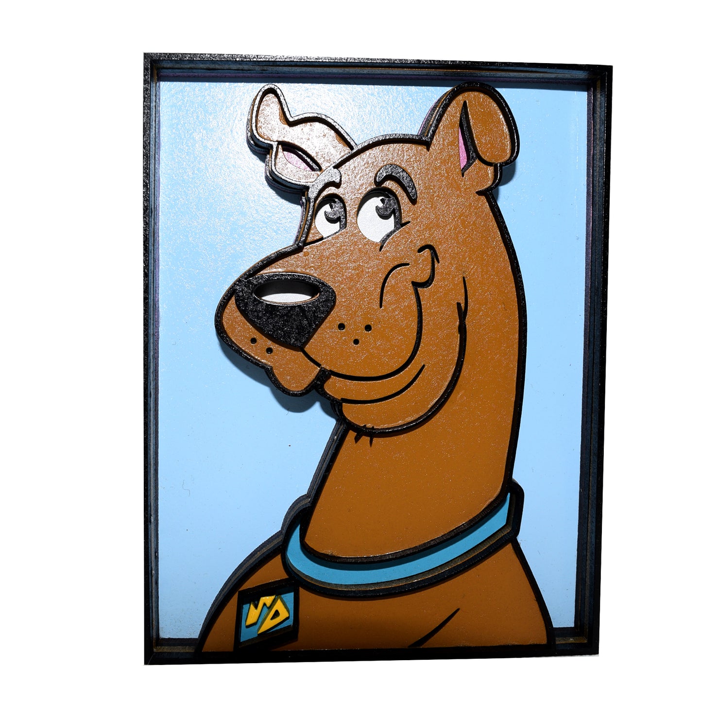 3-D Layered Scooby Doo Wooden Art