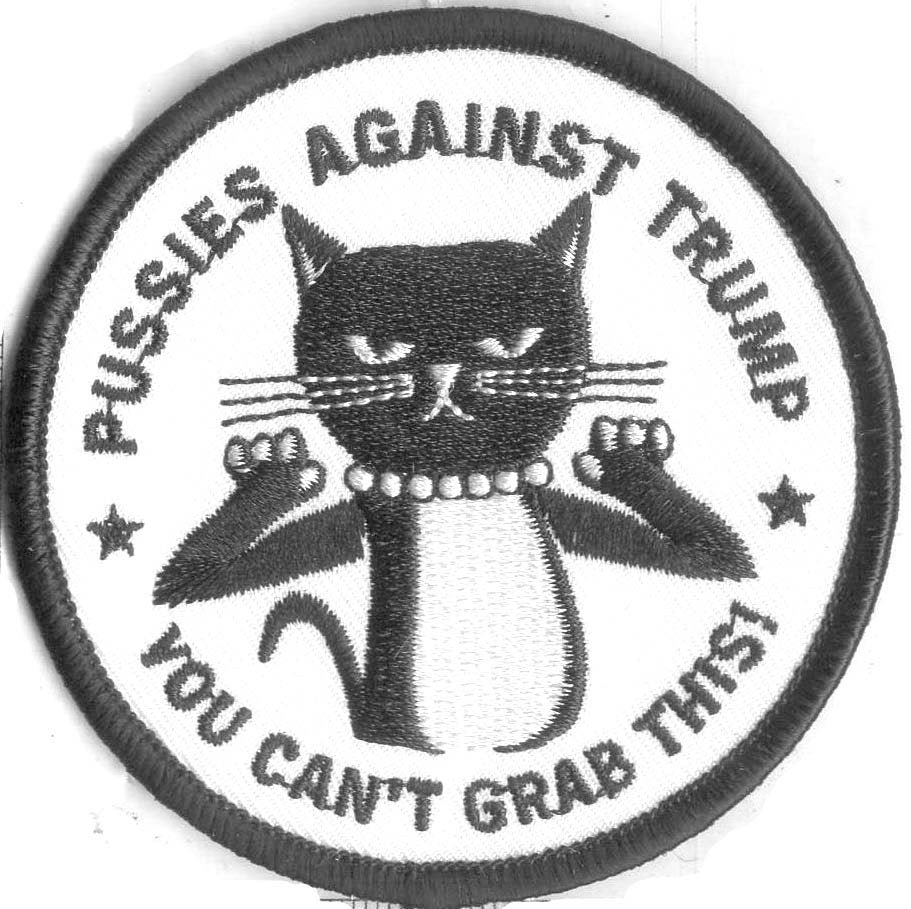 Pussies Against Trump Embroidered Patch