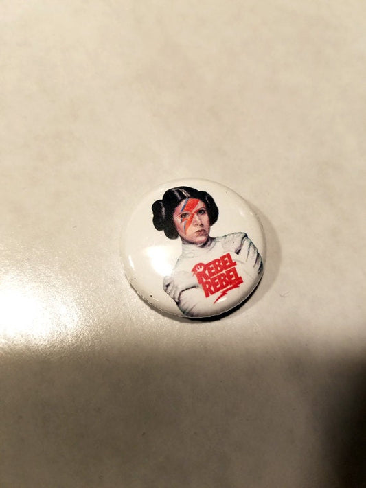 Rebel Rebel Princess Leia 1 inch Button