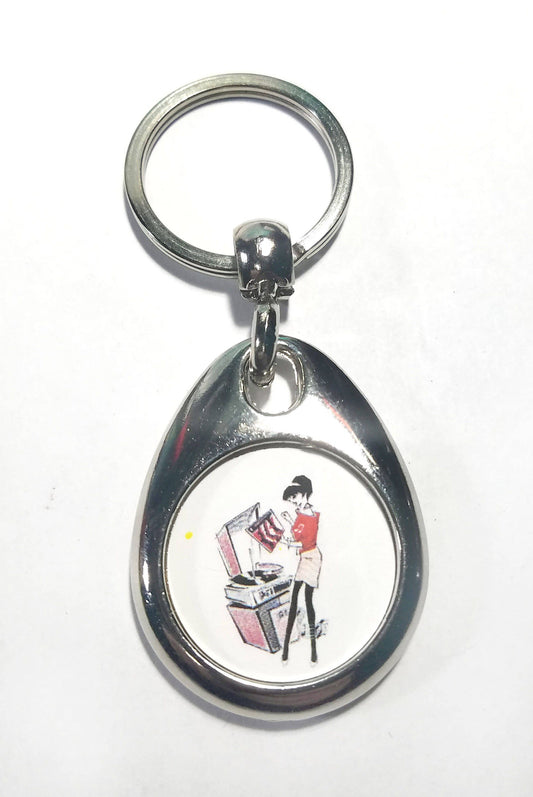 Beat Girl Keychain