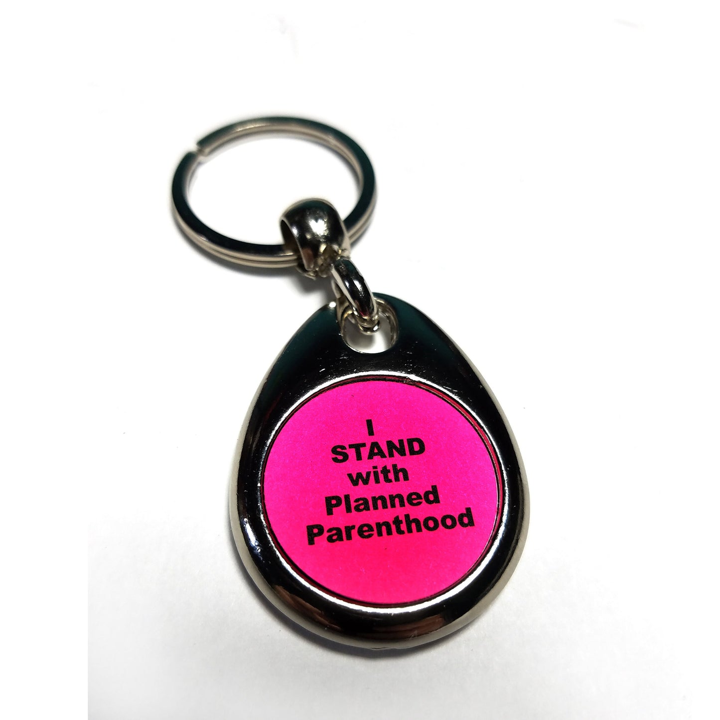 I Stand With Planned Parenthood Keychain