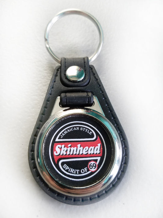 Jamaican Style Skinhead Keychain