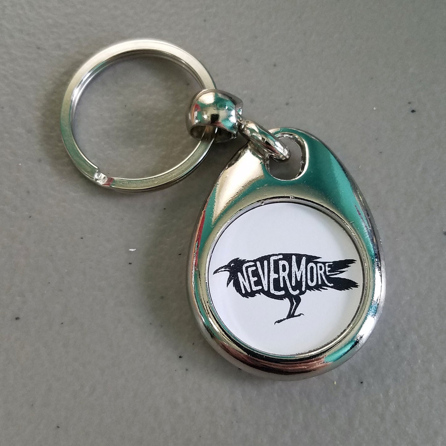 Nevermore Keychain