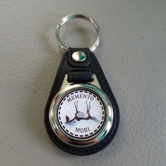 Memento Mori Horse Keychain