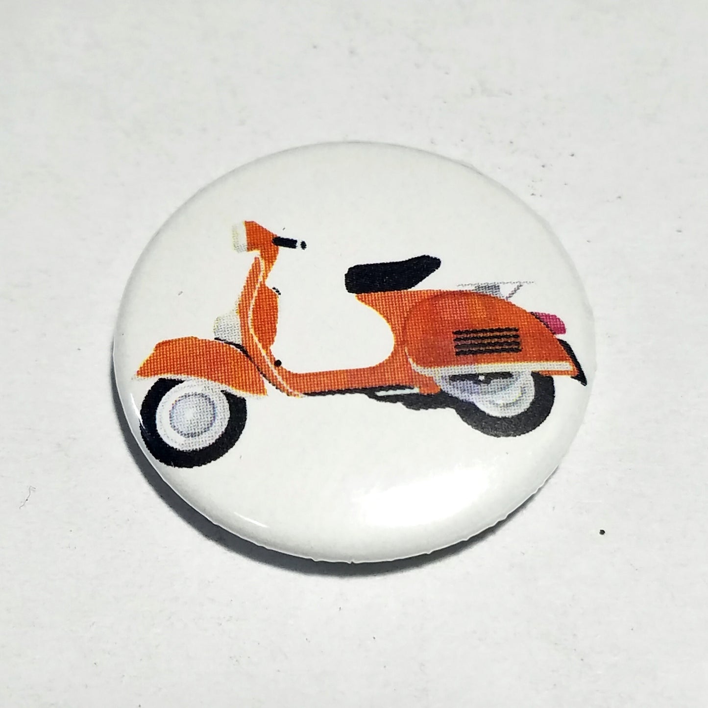 Rainbow Vespa Scooter 1 inch button set