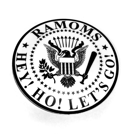Ramoms Hey Ho! Let's Go! Vinyl Sticker