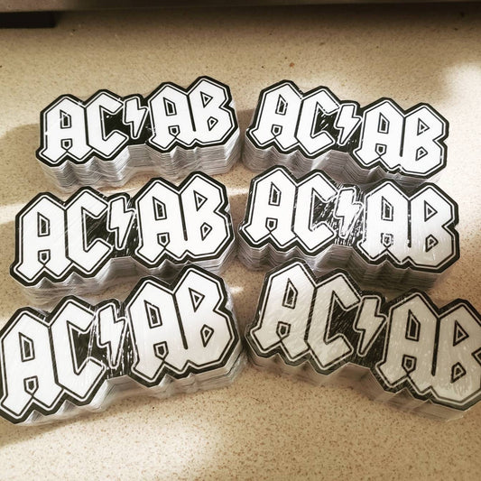 ACAB / ACDC Logo Vinyl Sticker