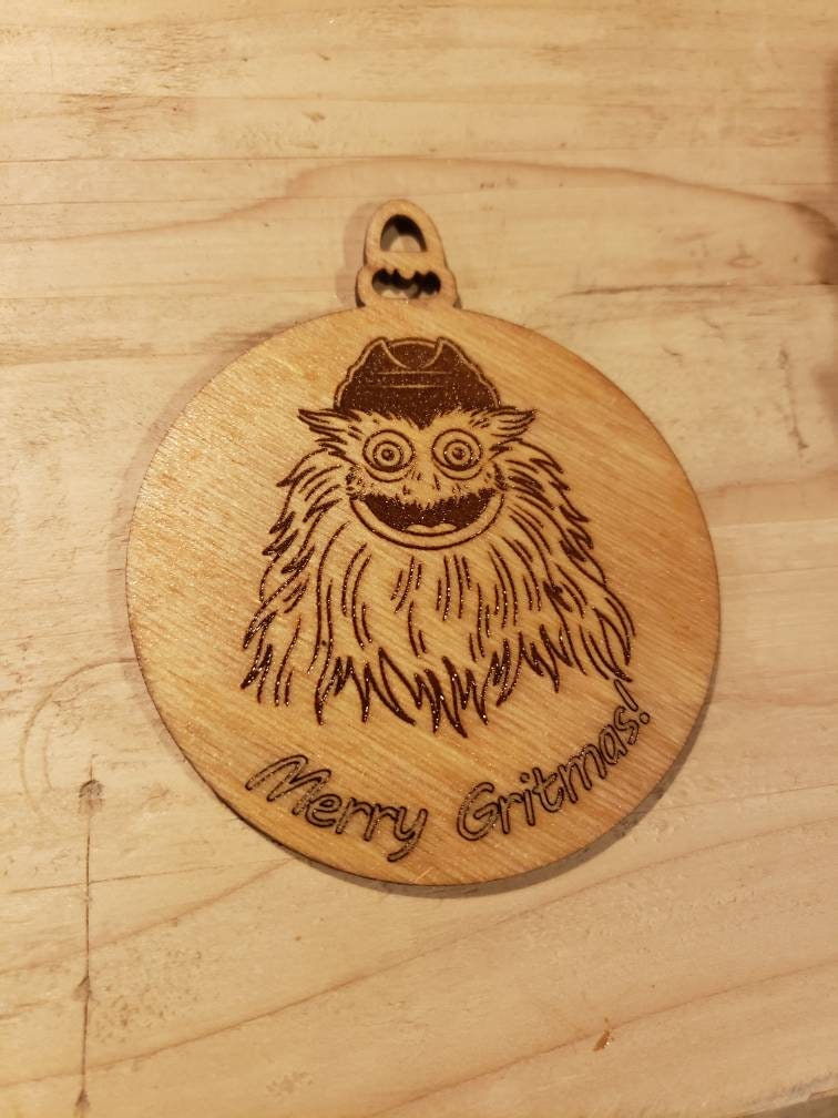 Merry Gritmas Gritty Christmas Ornament