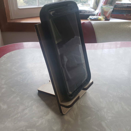 Personalized Wooden Cell Phone Stand