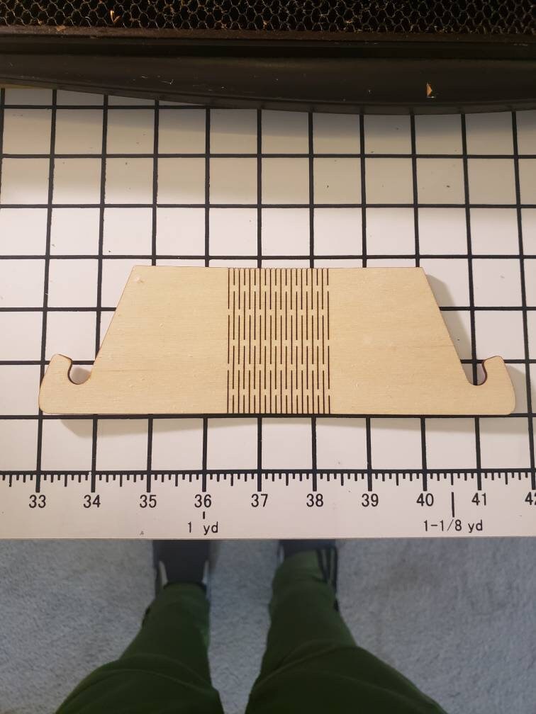 Bendable 1/8th inch birch wooden tablet stand