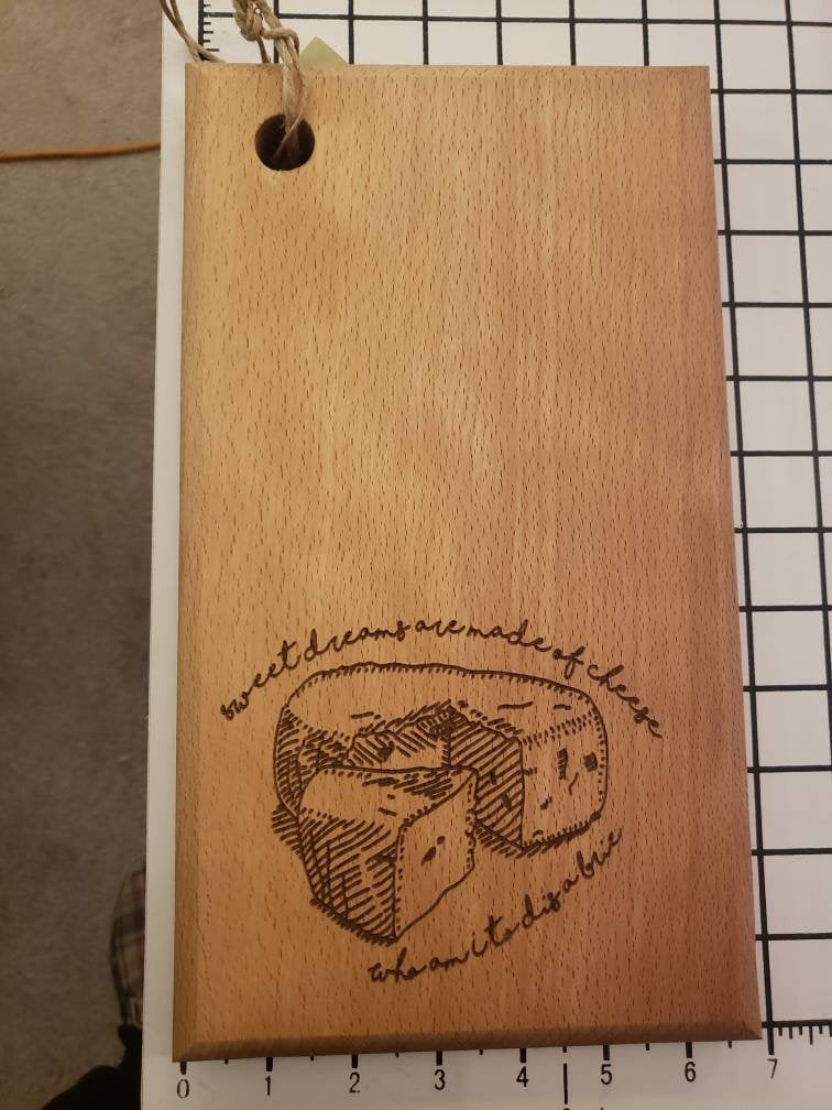 Sweet Dreams Are Made Of Cheese Cutting Board