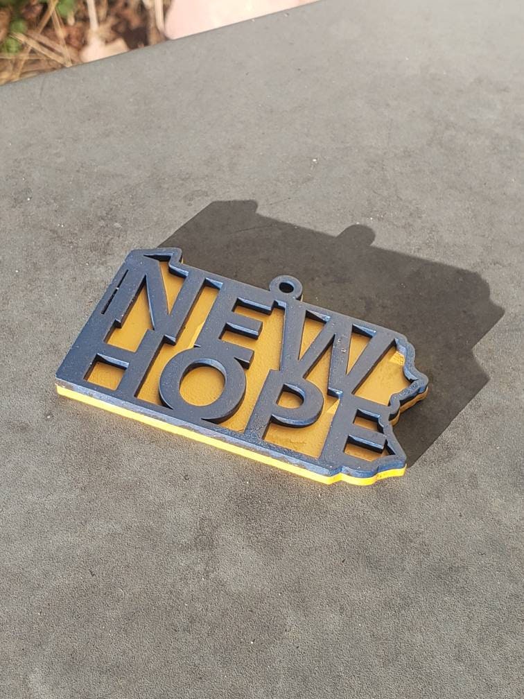 New Hope PA Christmas Ornament