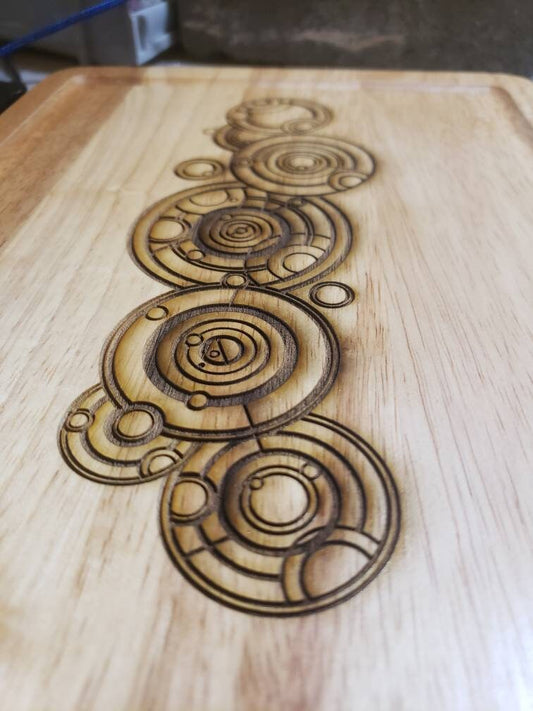 Doctor Who in Gallifreyan Cutting Board