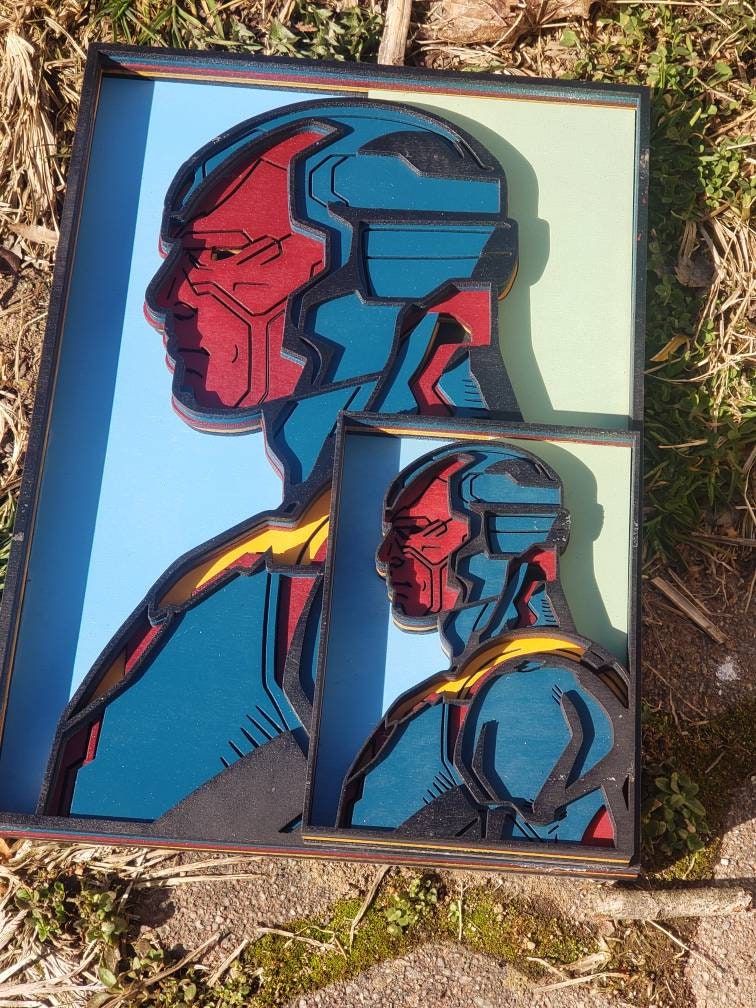 3-D Layered Vision Wooden Art