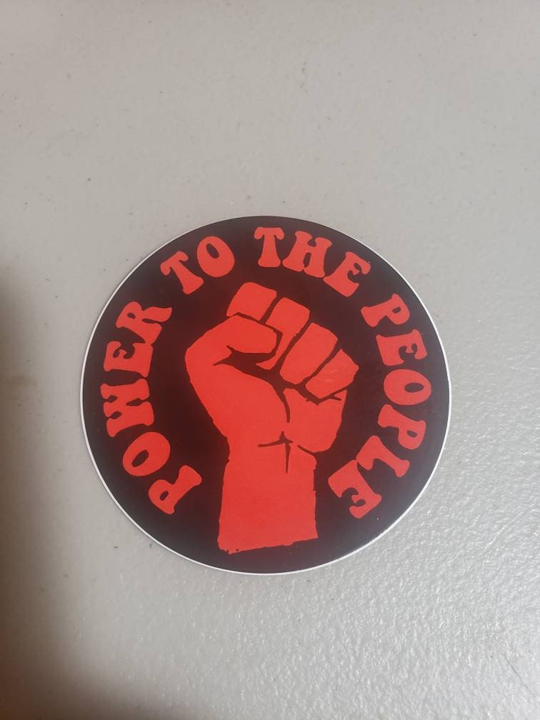 Power to the People Vinyl Sticker