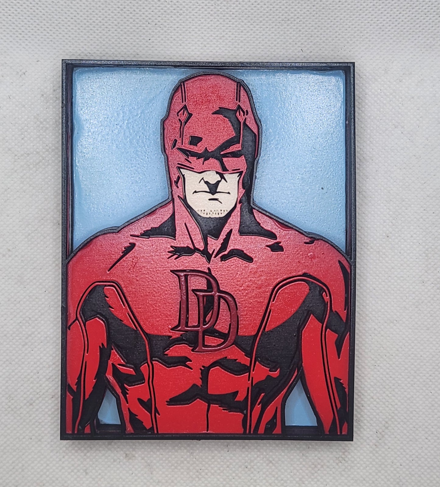 3-D Layered Dare Devil Art