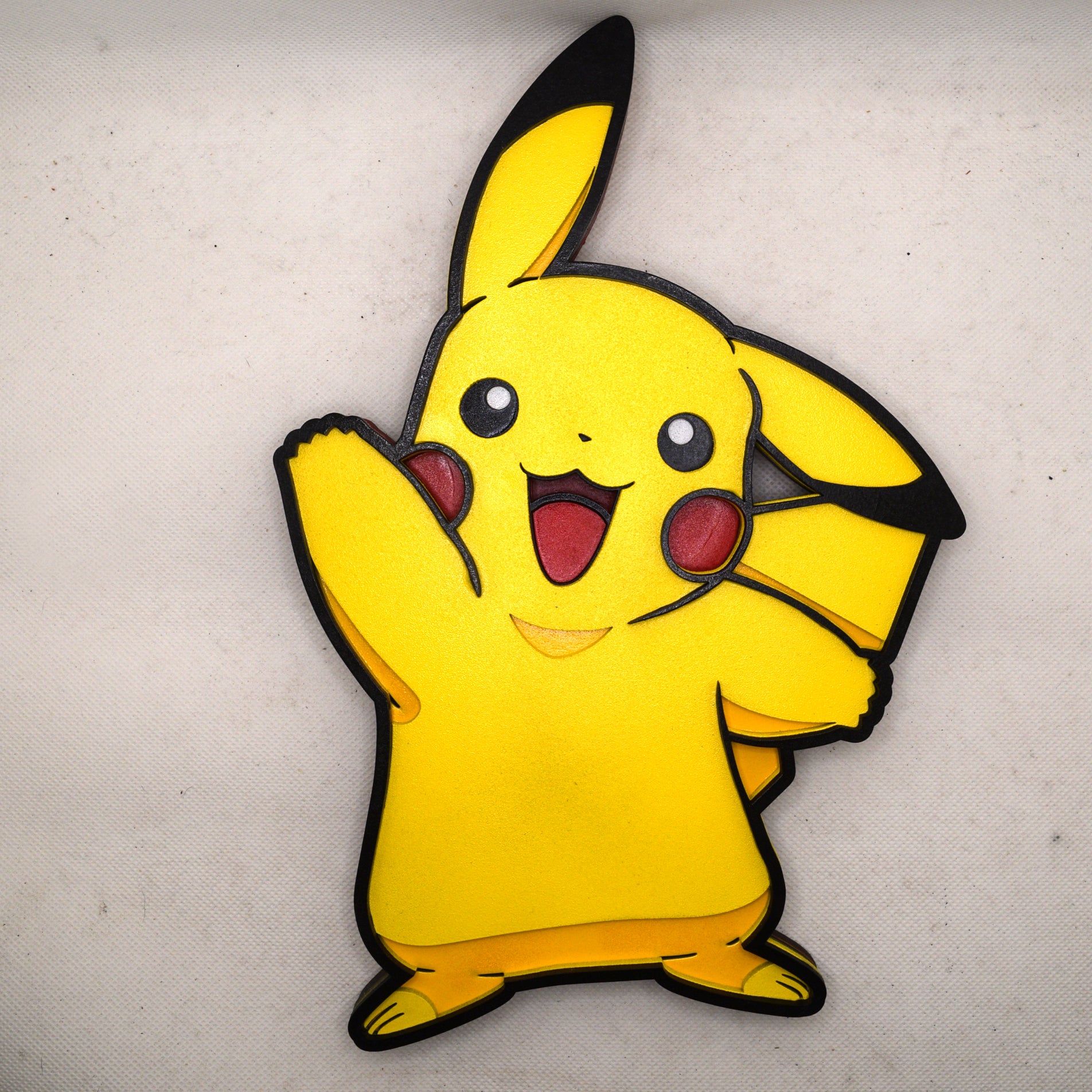Pikachu Wooden Layered Art