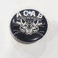 Button badge with a cat illustration and 'A.C.A.B. All Cats Are Beautiful' text on a black background