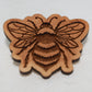 Bee Wooden Lapel Pin