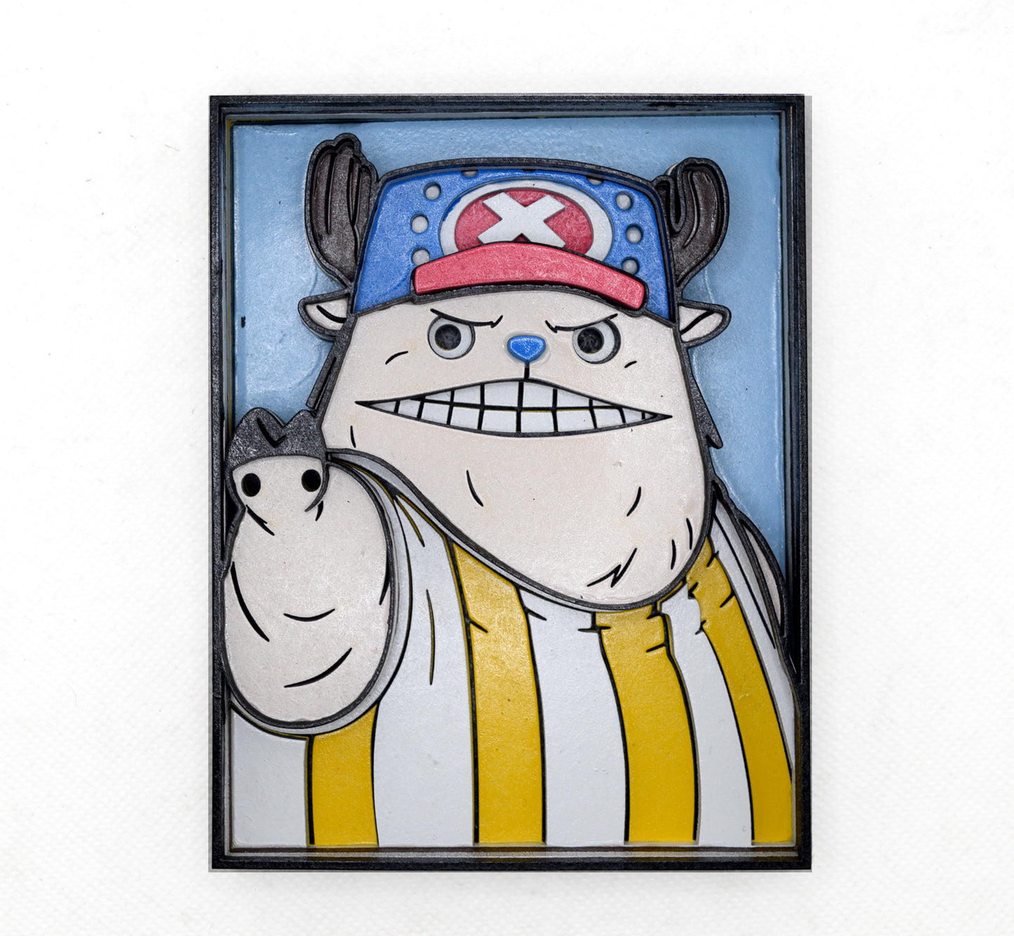 3-D Layered Tony Chopper Kung Fu Art