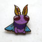 Cutesy Mothman Sitting Wooden Lapel Pin