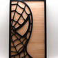 2 Layer Spiderman Half Wooden Art