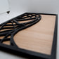 2 Layer Spiderman Half Wooden Art