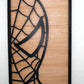 2 Layer Spiderman Half Wooden Art
