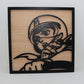 2 Layer Speed Racer Wooden Art