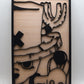 2 Layer Chopper Wooden Art