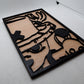2 Layer Chopper Wooden Art