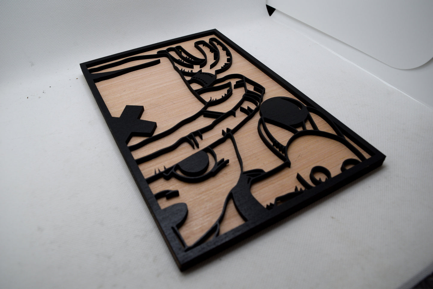 2 Layer Chopper Wooden Art