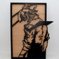 2 Layer Chainsaw Man Wooden Art