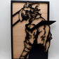 2 Layer Chainsaw Man Wooden Art