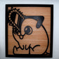 2 Layer Pochita Wooden Art