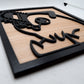 2 Layer Pochita Wooden Art