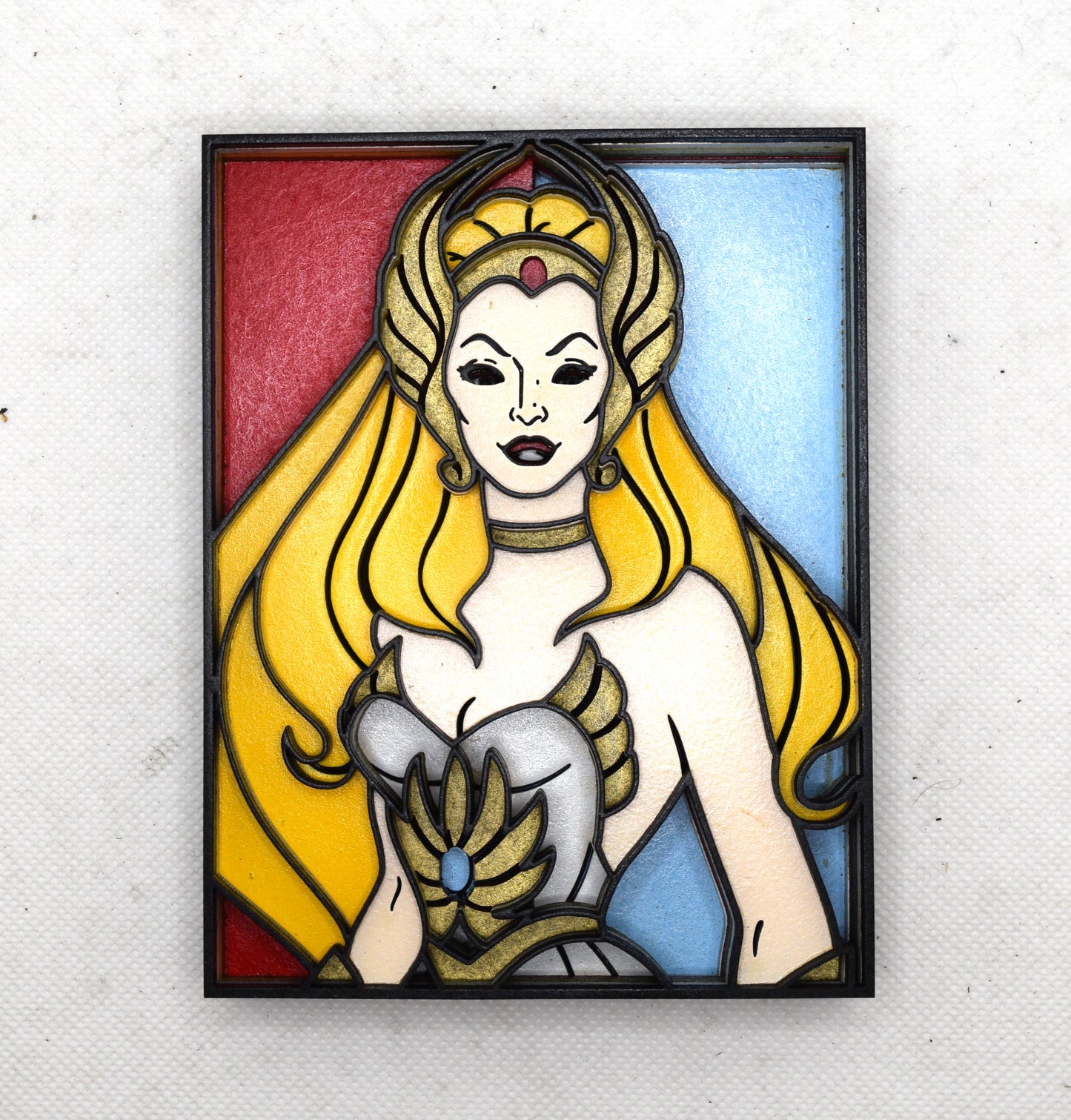 3-D Layered She-Ra Wooden Art