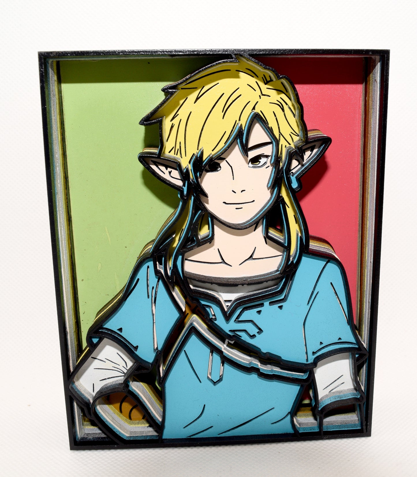 3-D Layered Link Wooden Art