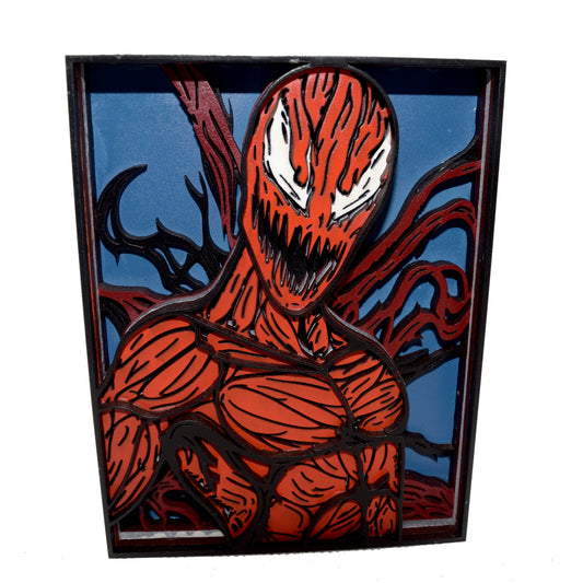 3-D Layered Carnage Wooden Art