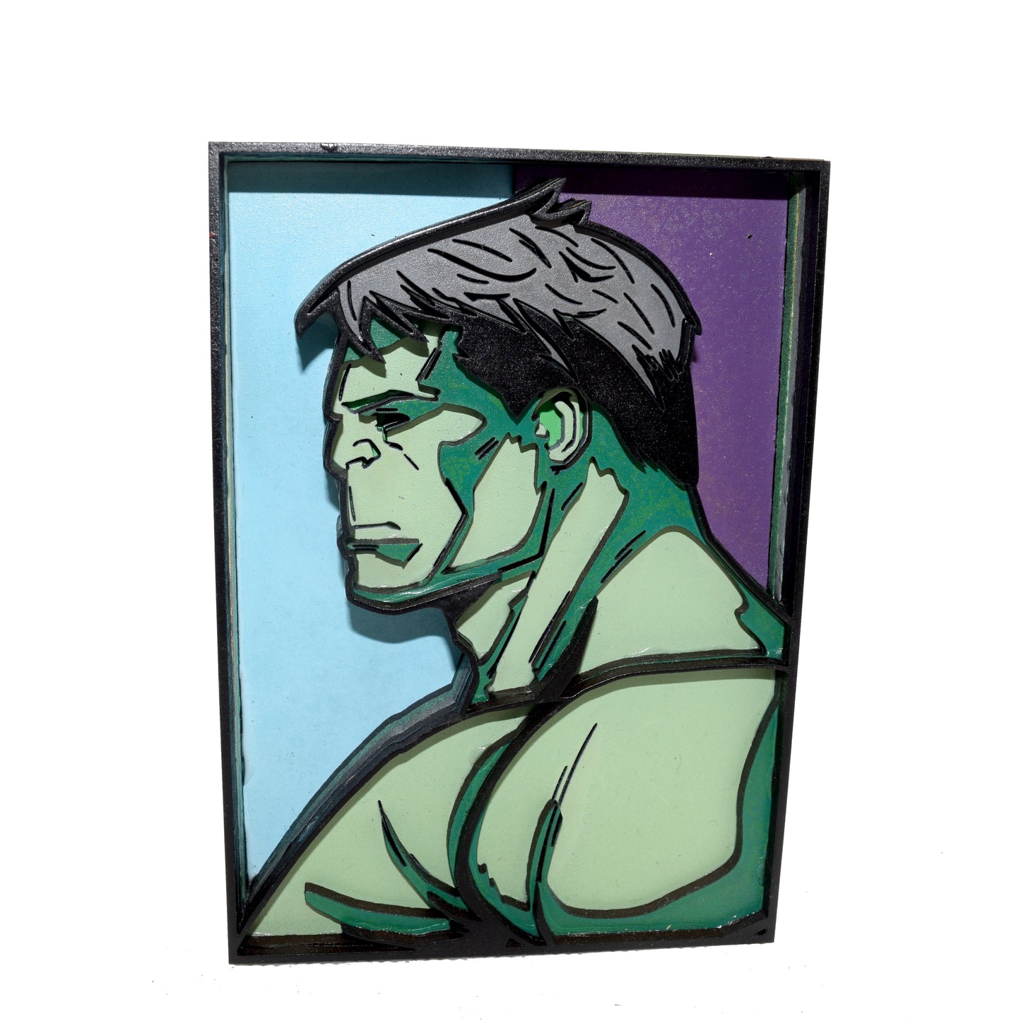 3-D Layered Hulk Wooden Art