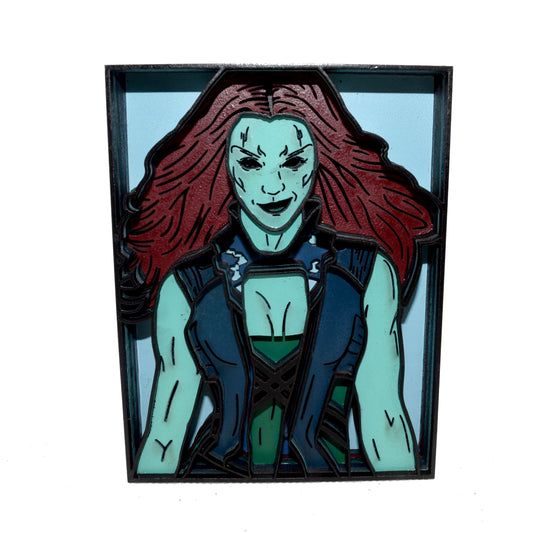 3-D Layered Gamora Wooden Art