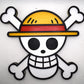 3-D Layered One Piece Skull Logo Art