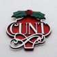 Cunt Fancy Arabesque Ornament