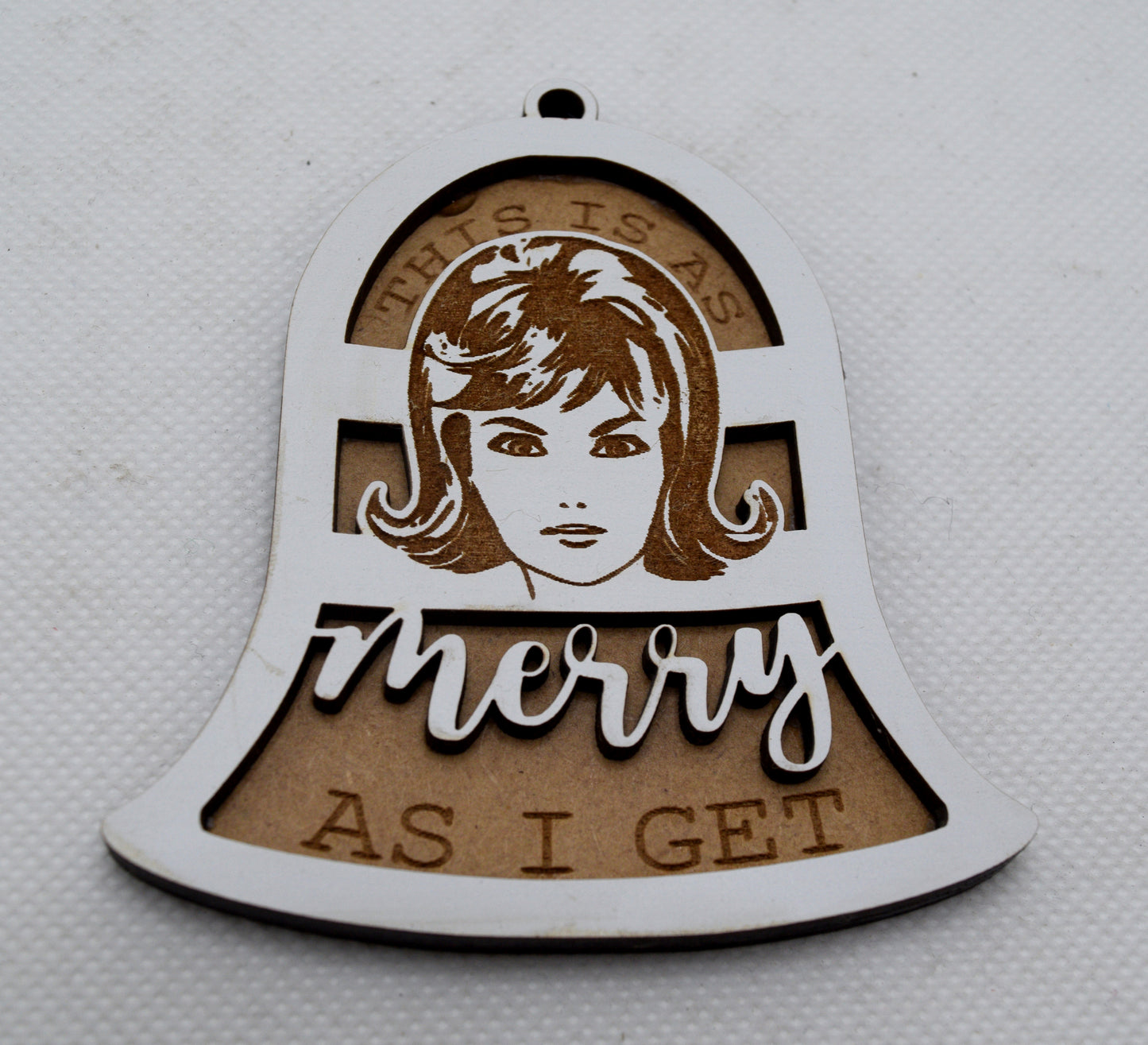 This Is As Merry As I Get Retro Ornament
